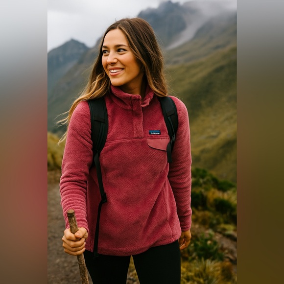 Patagonia Re-Tool Snap-T Fleece Pullover Magenta. Women’s Medium. - Picture 8 of 8